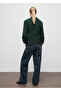 Perkins collar knitted patterned sweater - 4