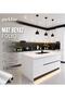 Matte White Adhesive Foil Kitchen Cabinet and Furniture Covering Foil 40cm X 3Mt