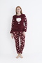 Winter Fleece Pajama Set 8031 - 3