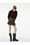 X Sima Tarkan - Long Sleeve Turtleneck Oversize Hair Knit Sweater - 2