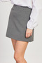 Women's Fleto Pocket Mini Skirt - Striped Gray - 2