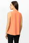 Women's Minimalist V-Neck Sleeveless Blouse - Casual & Office Chic - 3