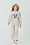 5-9 Years Butterfly Magic Girl's Suit-Latte - 4
