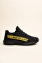 Black Yellow Men's Skin Sneakers 0012SANTO - 3