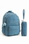 Klinkır School Bag with Pen Holder and Gorilla Keychain Gift High School Middle School School Bag Women's Backpack