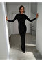 Crystal Detailed Backless Dress - 2