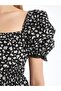 Square Neck Floral Dress (S5) - 3