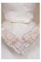 White Color Short Lace Gloves (5263)
