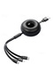 Huawei 66W Retractable 3‑in‑1 Data Cable – USB to Micro + iP + Type‑C - 6