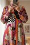 Printed Long Tunic - Orange - 2