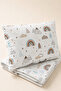 100% Cotton Muslin Baby Pillow 42X33 cm Bead Silicone Filled Pillow and 2 Pieces Pillowcase - 2