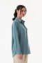 Basic Jakarlı Oversize Gömlek - 5