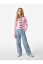 Ribbed Long Sleeve Crew Neck Bow Cotton T-Shirt
