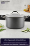 A1 Series Scratchdefense Non-Stick Glass Lid Pot - 24 cm