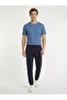 Indigo Crew Neck 100% Cotton T-Shirt - 2
