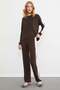 Basic Crew Neck Striped Modal 2-Piece Set