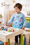 Long Sleeve Wearable 3-8 Years Old Rabbit Pattern Painting Event Activity Kindergarten Nursery Baby Kids Bib Waterproof
