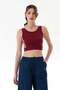 Halter Neck Bustier with Side Stripes - 2