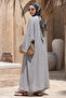 Kimono Gray Suit with Trousers - 3