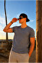 Men's Casual Summer Crew Neck Smoked Basic T-Shirt - 2