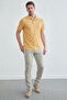Basic Polo Neck Pique T-Shirt - 5