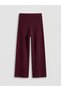 Trendlucky Women's Wide Leg Knitwear Pants with Elastic Waist and Difference in Color - 6
