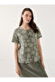 Original Tie-Neck Floral Blouse