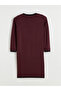 Esvab • Modern & Distinctive Zero Roba Collar Knitwear Dress - 7