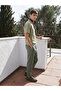 Lcw Vision Green Standard Fit Linen Look Pleated Men's Trousers