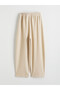 Quality Pieces from Çelebi Store: Girls' Velvet Sweatpants with Stitching Detail - 4
