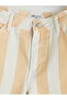 Trendlucky Bermuda Fit Striped Women's Jean Shorts with a Difference - 6