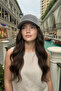 Perforated Cap Hat Summer Sports Trend |   Gray Women's Openwork Visor - 2