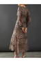Rochie lunga, Animal print - 2