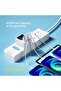 شاحن حائط USB ASOMETECH 40 وات 4 منافذ مع شاشة LED، شاحن سريع QC3.0 PD3.0 USB لهاتف iPhone 14 - 4