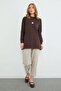 Fullamodest Lotus Flower Embossed Oversize Tunic - 2
