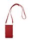 Red Genuine Leather Crossbody Phone Bag And Zippered Women's Bag With Card Holder - 4