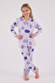 2-8 Years Good Positive Girl's Suit-Lilac