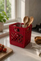 Case-Style Kitchen Utensil Holder – Decorative Countertop Utensil Holder and Kitchen Utensil Organizer |   12X10 cm