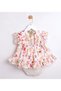 Baby Girl Ruffle Sleeve Dress 9-24 Months Ecru - 2
