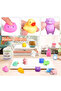 50Pcs Color Random 5-50PCS For Party Gift Squishy Toy Cute Animal Antistress Ball Squeeze Mochi Risi - 3
