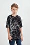 Lightning Printed Crew Neck Boys T-Shirt