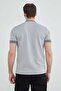 Half Zipper Striped Polo Neck T-Shirt - 7