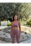 Shaping, push-up rose taupe seamless leggings - 4