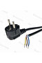 Bolantedz 1.5M EU Plug Power Cable 16A European Standard Bare Tail Semi-finished Cord 3Pin 0.75 S...