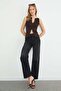 Double Zipper Slim Fit Blouse - 2