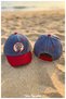 Baby Sun Hat - Denim Cap with Fun Animal Figures and Colorful Buttons (0-18 Months, Size 43 cm) - 5