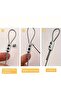20 Sets of Stainless Steel Wire Rope Clamps, Adjustable Self-Locking Fasteners, Double-Hole Faste... - 4