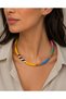 Nepal Bead Knitted Magnet Collar Necklace