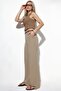Belted Linen Look Straight-Leg Trousers - 2
