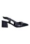 Ayışığı 2810 5cm slingback leather women's heeled shoes - 2